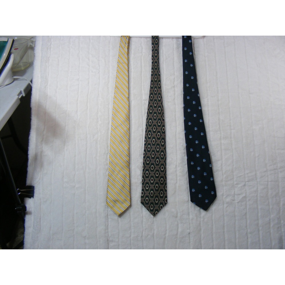 Mixed Brands Necktie Set Mens OS Multi Excellent Silk Striped Geometric Floral